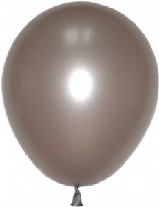 空飄11"珍珠氣球-銀色